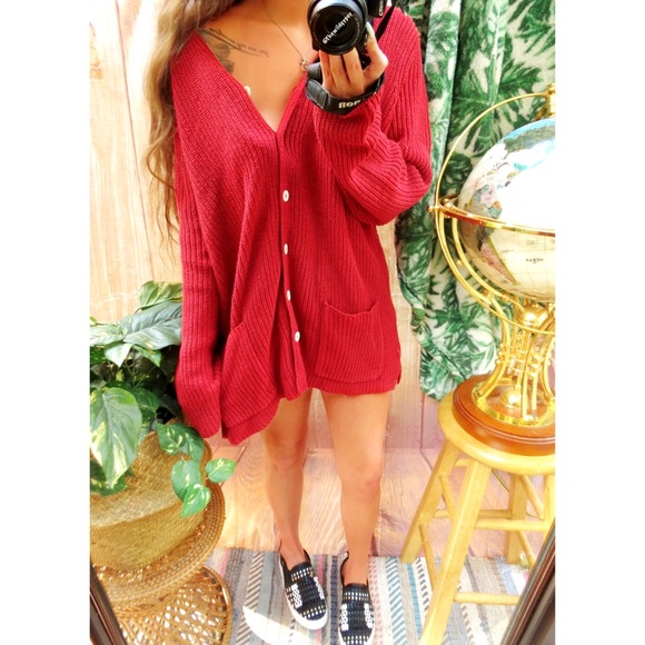Vintage Sweaters - NEW Vintage chunky knit sweater cardigan 🍂